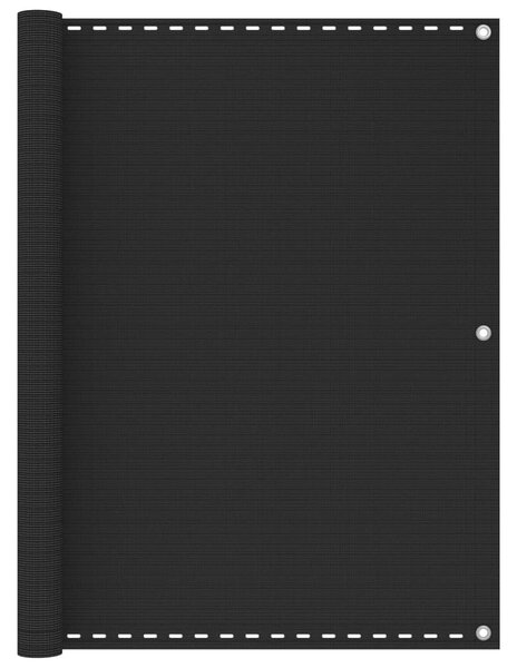 Balkonski zastor antracit 120 x 600 cm HDPE - Antracitno siva / 120 x 600 cm