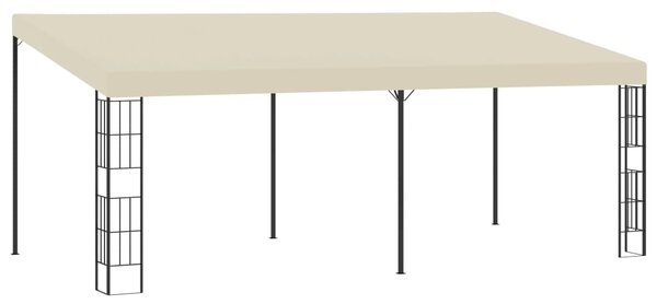 Zidna sjenica 3 x 6 m krem od tkanine - Krema / 3 x 6 m