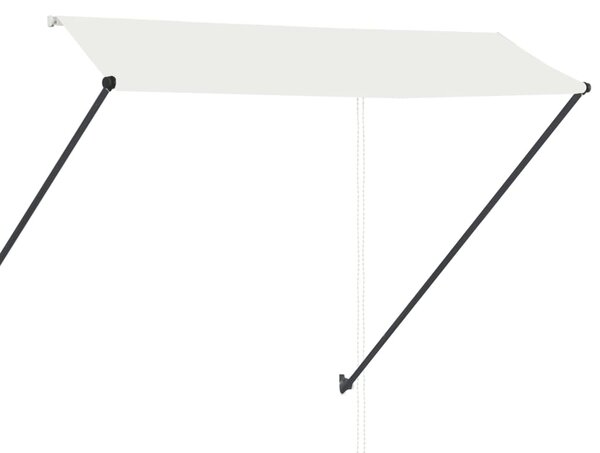 Tenda na uvlačenje s LED svjetlima 300 x 150 cm krem - Krema / 300 x 150 cm
