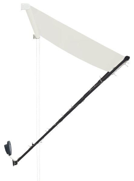 Tenda na uvlačenje s LED svjetlima 300 x 150 cm krem - Krema / 300 x 150 cm