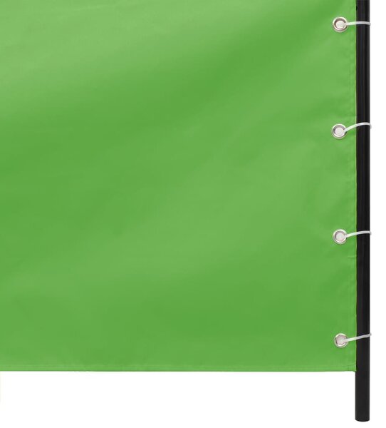 Balkonski zastor svjetlozeleni 140 x 240 cm od tkanine Oxford - Zelena / 140 x 240 cm