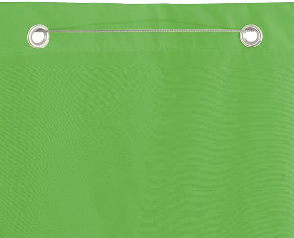 Balkonski zastor svjetlozeleni 140 x 240 cm od tkanine Oxford - Zelena / 140 x 240 cm