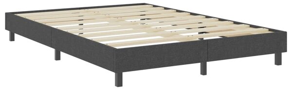 Krevet od tkanine s oprugama tamnosivi 180 x 200 cm - Siva / 180 x 200 cm