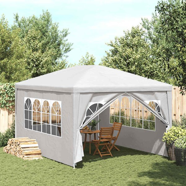 Šator za zabave 3 x 4 m bijeli - Bijela / 3 x 4 m