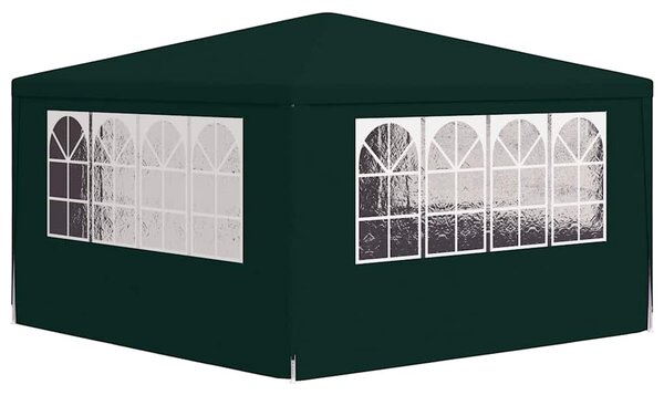 Profesionalni šator za zabave 4 x 4 m zeleni 90 g/m² - Zelena / 4 x 4 m