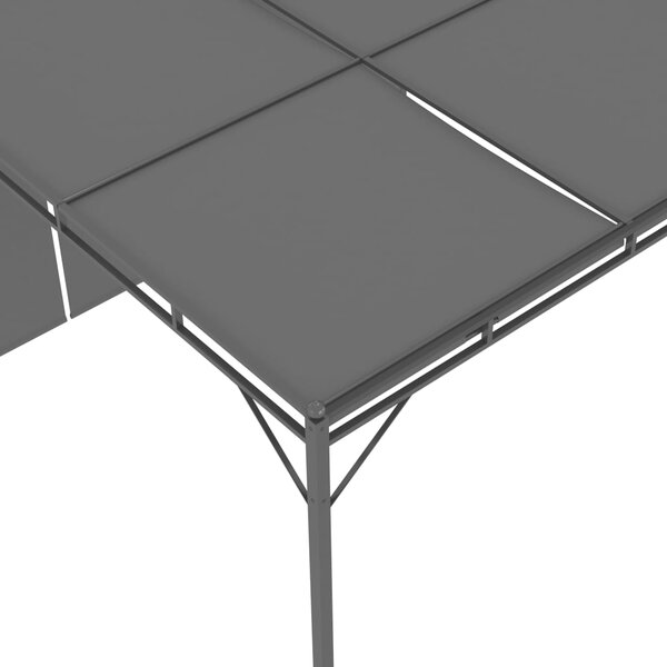 Vrtna sjenica s bočnim zastorom 4 x 3 x 2,25 m antracit - Antracitno siva / 4 x 3 x 2.25 m