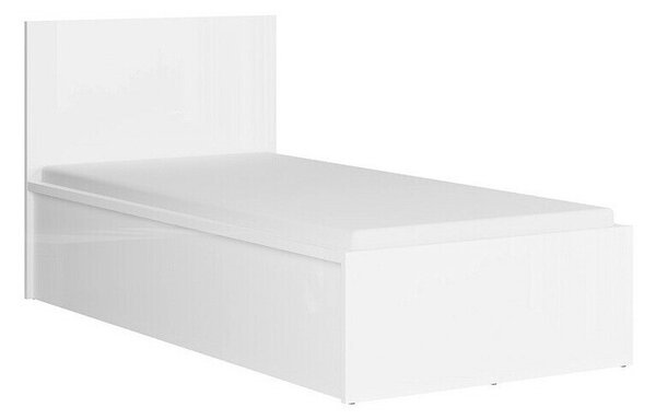 Krevet Boston DR102 (Bijela)Jednostruki, Bijela, 90x200, Laminirani iveral, Basi a doghePodnice za krevet, 99x205x95cm