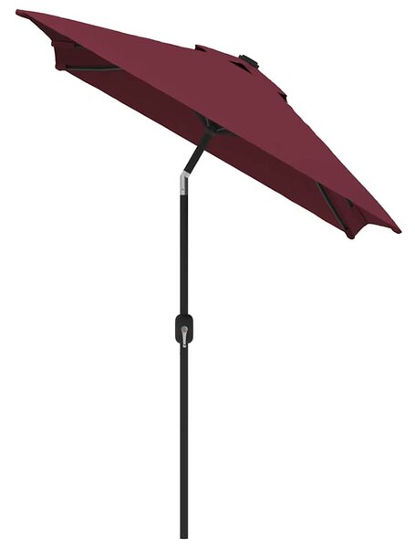 Vanjski suncobran s metalnim stupom 300 x 200 cm bordo - Crvena / N/A