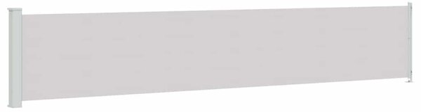 Uvlačiva bočna tenda za terasu 117 x 600 cm siva - Siva / 117 x 600 cm