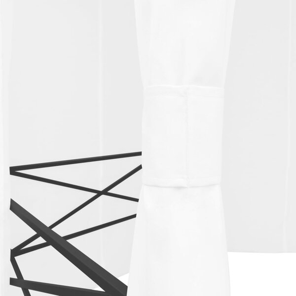 Vrtni šator sa zavjesama 360 x 312 x 265 cm bijeli 180 g/m² - Bijela / N/A