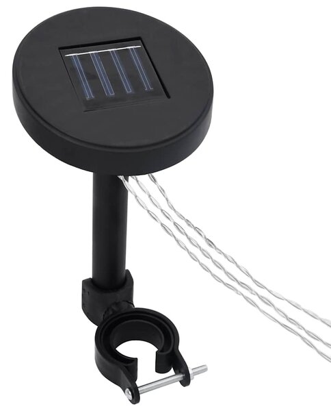 Sjenica s LED svjetlosnim trakama 3 x 3 m crvena boja vina - Crvena / N/A