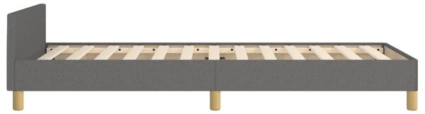 Okvir kreveta bez madraca tamnosivi 100x200 cm od tkanine - Siva / 100 x 200 cm