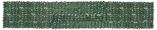 Balkonski zastor s tamnozelenim lišćem 600 x 100 cm - Zelena / 600 x 100 cm