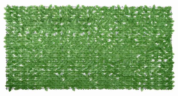 Balkonski zastor sa zelenim lišćem 300 x 150 cm - Zelena / 300 x 150 cm