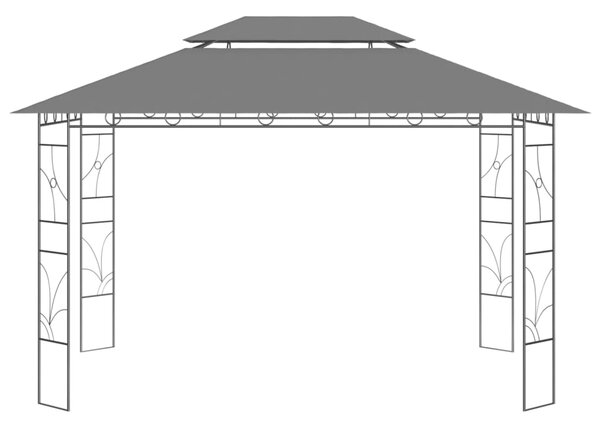 Sjenica 4 x 3 x 2,7 m antracit 160 g/m² - Antracitno siva / N/A