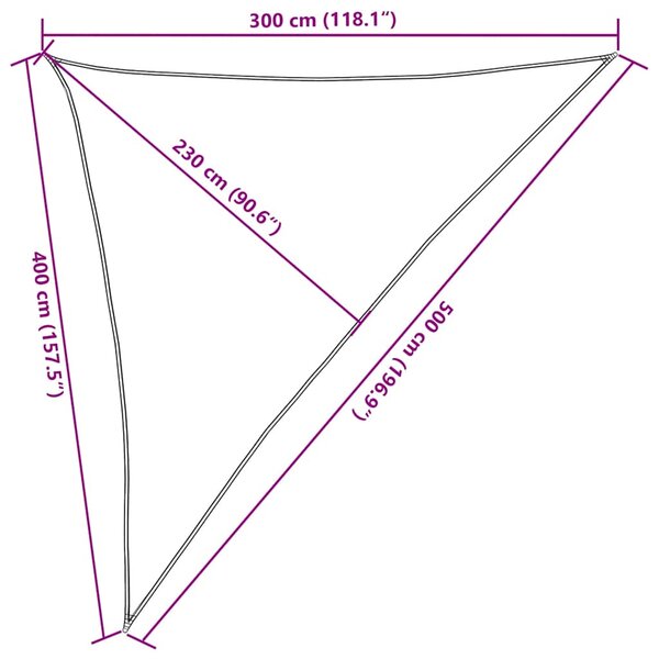 Jedro za zaštitu od sunca 160 g/m² crno 3 x 4 x 5 m HDPE - Crna / 3 x 4 x 5 m