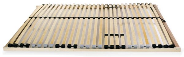 Podnica za krevet s 28 letvice i 7 zona 140 x 200 cm - Smeđa / 140 x 200 cm