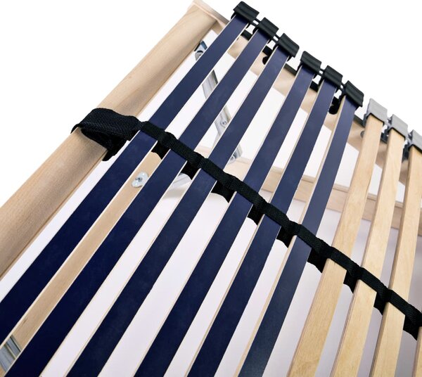 Podnica za krevet s 42 letvice i 7 zona 80 x 200 cm - Smeđa / 80 x 200 cm