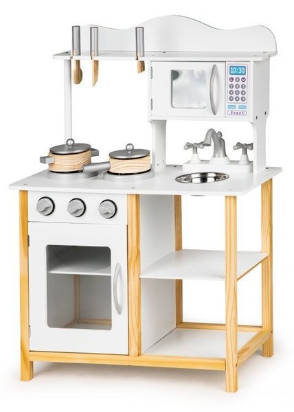 Drvena kuhinja za djecu + pribor Ecotoys