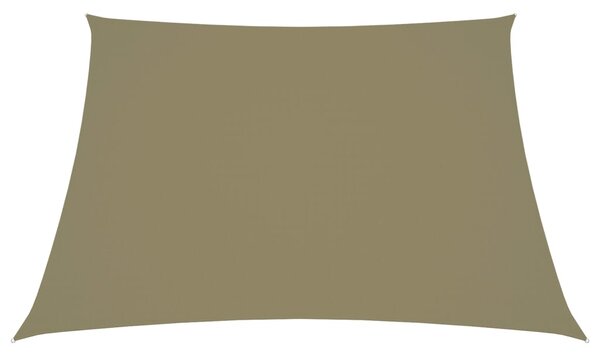 Jedro protiv sunca od tkanine Oxford trapezno 2/4 x 3 m bež - Bež / 2/4 x 3 m