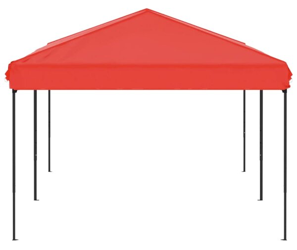 Sklopivi šator za zabave 3 x 6 m Crvena - Crvena / 3 x 6 m