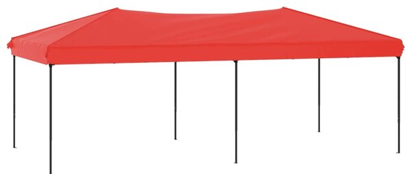 Sklopivi šator za zabave 3 x 6 m Crvena - Crvena / 3 x 6 m