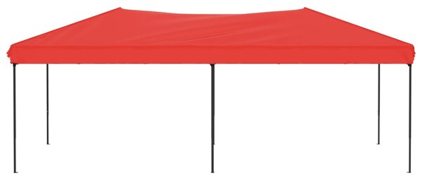 Sklopivi šator za zabave 3 x 6 m Crvena - Crvena / 3 x 6 m