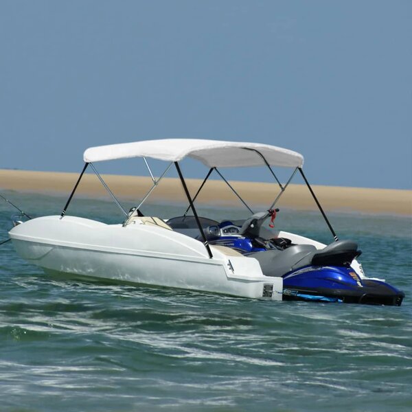 Tenda bimini s 3 luka bijela 183 x 140 x 137 cm - Bež / 183 x 140 x 137 cm