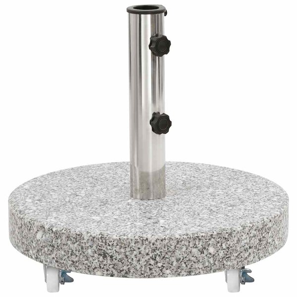 Stalak za suncobran od granita 30 kg okrugli sivi - Siva / N/A
