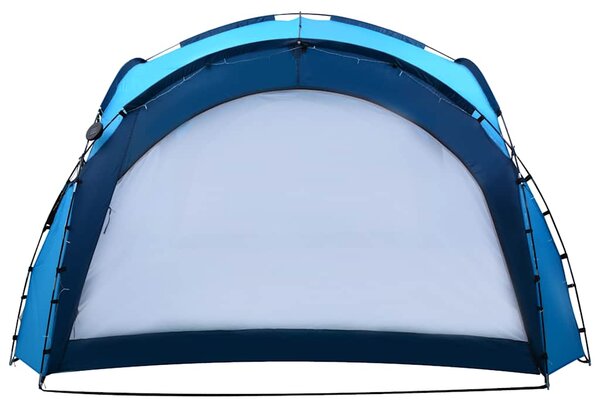 Šator za zabave LED s 4 bočna zida 3,6 x 3,6 x 2,3 m plavi - Plava / N/A