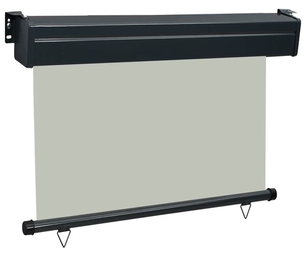 Balkonska bočna tenda 85 x 250 cm siva - Siva / 85 x 250 cm