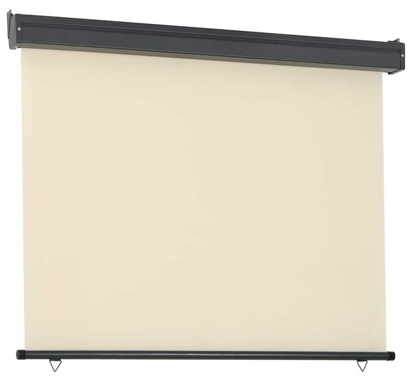 Balkonska bočna tenda 125 x 250 cm krem - Krema / 125 x 250 cm