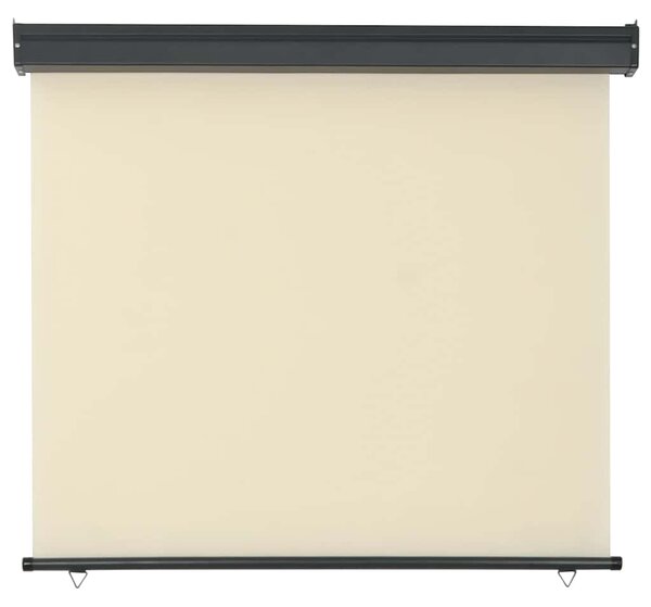 Balkonska bočna tenda 125 x 250 cm krem - Krema / 125 x 250 cm