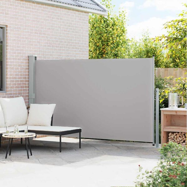 Uvlačiva bočna tenda za terasu 170 x 300 cm siva - Siva / 170 x 300 cm