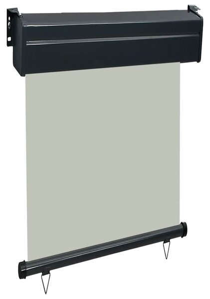 Balkonska bočna tenda 65 x 250 cm siva - Siva / 65 x 250 cm