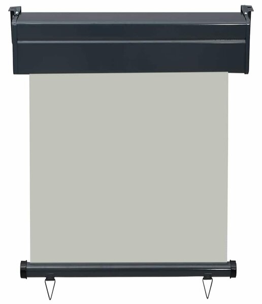 Balkonska bočna tenda 65 x 250 cm siva - Siva / 65 x 250 cm