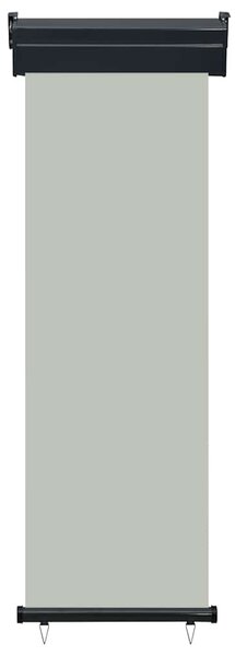 Balkonska bočna tenda 65 x 250 cm siva - Siva / 65 x 250 cm