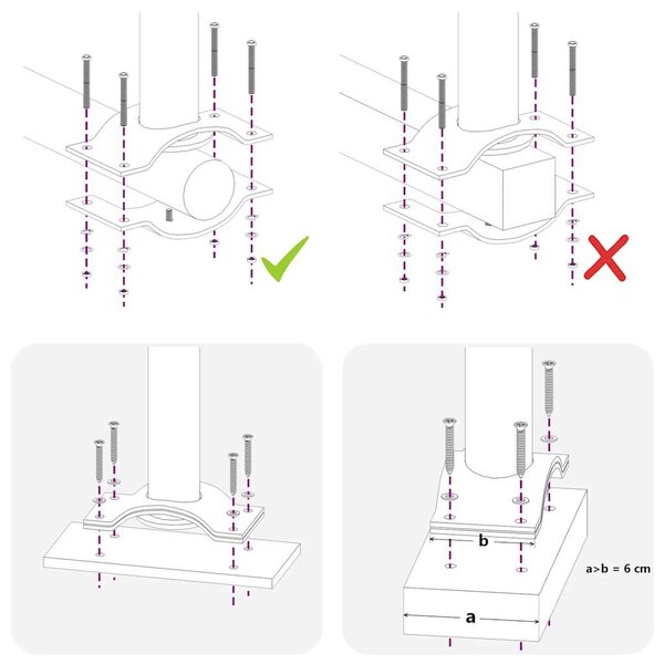 Uvlačiva bočna tenda za terasu 140 x 300 cm crvena - Crvena / 140 x 300 cm