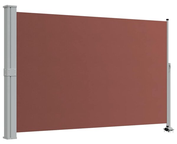 Uvlačiva bočna tenda za terasu 160 x 300 cm smeđa - Smeđa / 160 x 300 cm