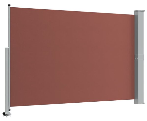 Uvlačiva bočna tenda za terasu 160 x 300 cm smeđa - Smeđa / 160 x 300 cm