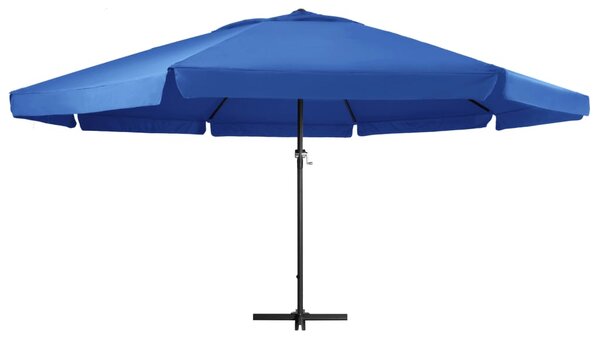 Vrtni suncobran s aluminijskim stupom 500 cm azurnoplavi - Plava / 500 cm