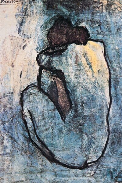 Poster Pablo Picasso - nu bleu 1902