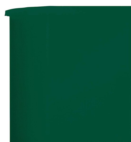 Vjetrobran sa 6 panela od tkanine 800 x 120 cm zeleni - Zelena / 800 x 120 cm