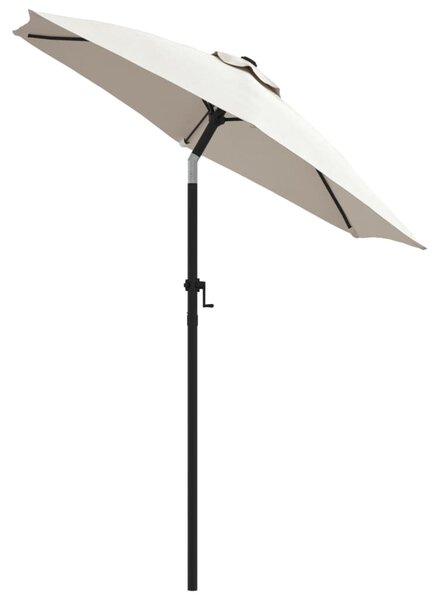 Suncobran pješčano bijeli 200 x 224 cm aluminijski - Bijela / N/A