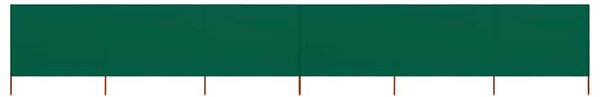 Vjetrobran sa 6 panela od tkanine 800 x 120 cm zeleni - Zelena / 800 x 120 cm