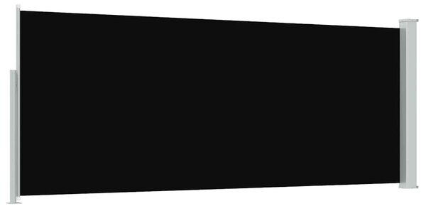 Uvlačiva bočna tenda 120 x 300 cm crna - Crna / 117 x 300 cm