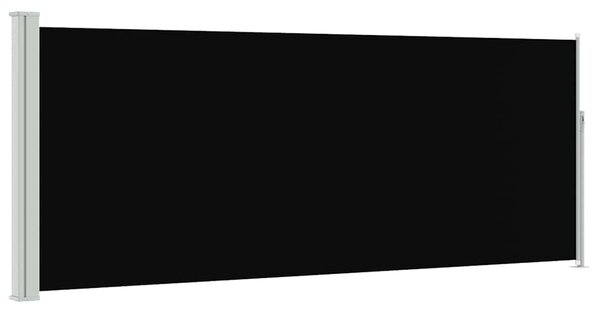 Uvlačiva bočna tenda 120 x 300 cm crna - Crna / 117 x 300 cm