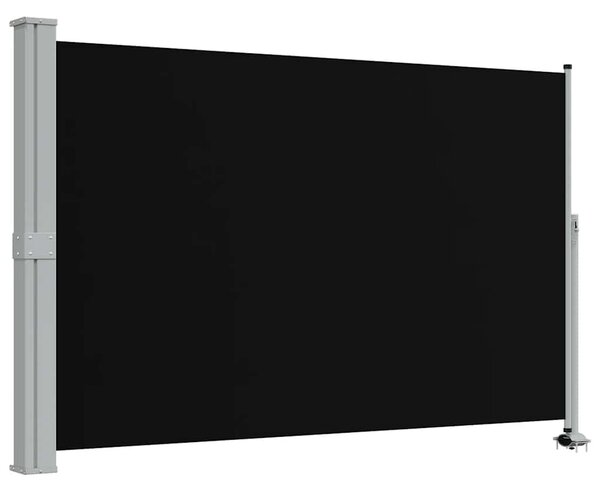 Uvlačiva bočna tenda za terasu 160 x 300 cm crna - Crna / 160 x 300 cm