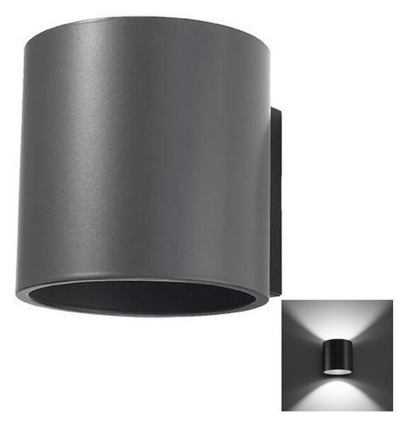 Sollux SL.0566 - Zidna svjetiljka ORBIS 1 1xG9/40W/230V antracit