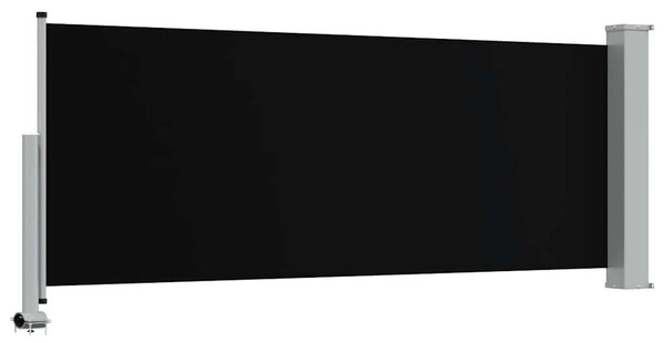 Uvlačiva bočna tenda za terasu 120 x 300 cm crna - Crna / 120 x 300 cm